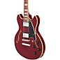 D'Angelico Premier Mini DC Semi-Hollow Electric Guitar Burnt Red