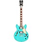 D'Angelico Premier Mini DC Semi-Hollow Electric Guitar Surf Green