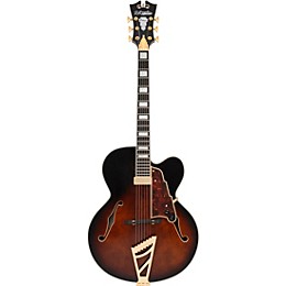 D'Angelico Premier EXL-1 Hollowbody Electric Guitar Brown Burst