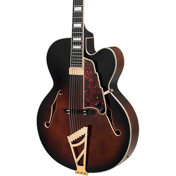 D'Angelico Premier EXL-1 Hollowbody Electric Guitar Brown Burst