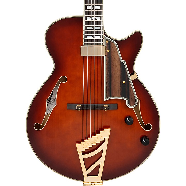 D'Angelico Excel SS Soho Hollowbody Electric Guitar Amaretto