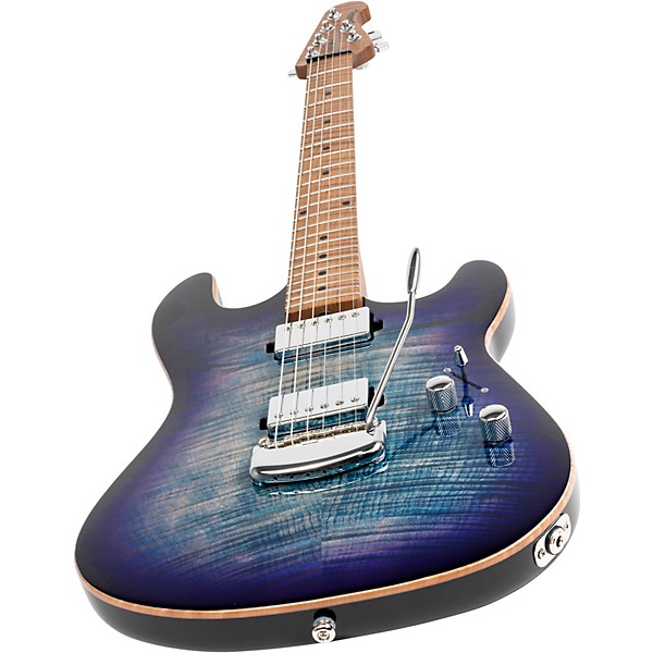 Ernie Ball Music Man Sabre HH Trem Electric Guitar Blurple