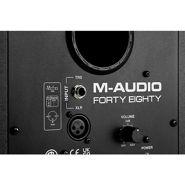 M-Audio Forty Eighty 8" Powered Studio Monitors (Each) Gold