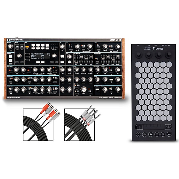 Novation Peak 8-Voice Desktop and Exquis MPE Bundle