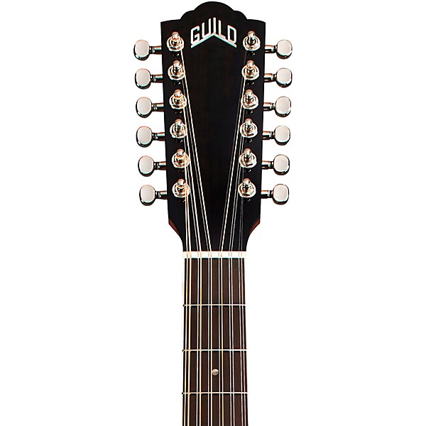 Guild F-2512E Deluxe Rosewood Westerly Collection Jumbo 12-String Acoustic-Electric Guitar Natural