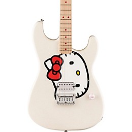 Hello Kitty Squier Stratocaster Electric Guitar - White