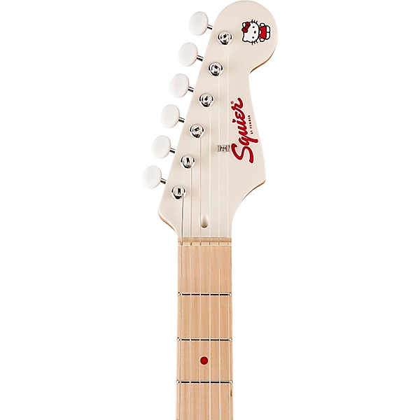 Squier x Hello Kitty Stratocaster Electric Guitar - White