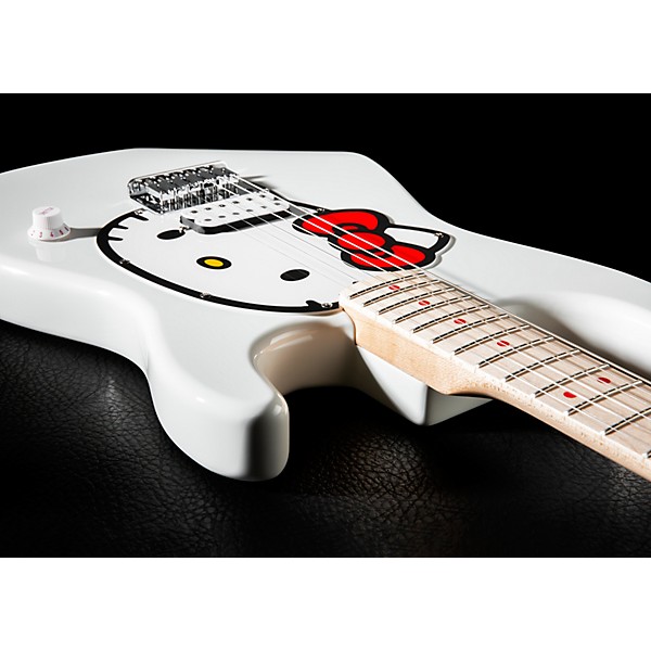 Squier x Hello Kitty Stratocaster Electric Guitar - White