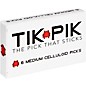 TIK PIK Celluloid Guitar Picks with Case .71 mm 6 Pack