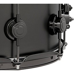 DW Collector's Series Satin Black Over Brass Snare Drum With Black Nickel Hardware 14 x 5.5 in.