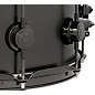 DW Collector's Series Satin Black Over Brass Snare Drum With Black Nickel Hardware 14 x 5.5 in.