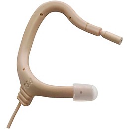 Point Source Audio EMBRACE OMNIDIRECTIONAL Earmount Lavalier Microphone (water/sweat proof) for Shure. Color: Beige Beige