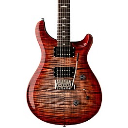 PRS SE Custom 24 Electric Guitar Charcoal Cherry Burst