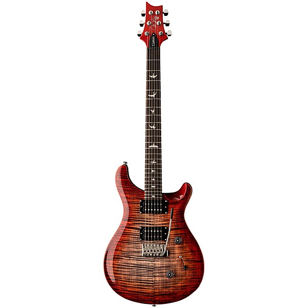 PRS SE Custom 24 Electric Guitar Charcoal Cherry Burst