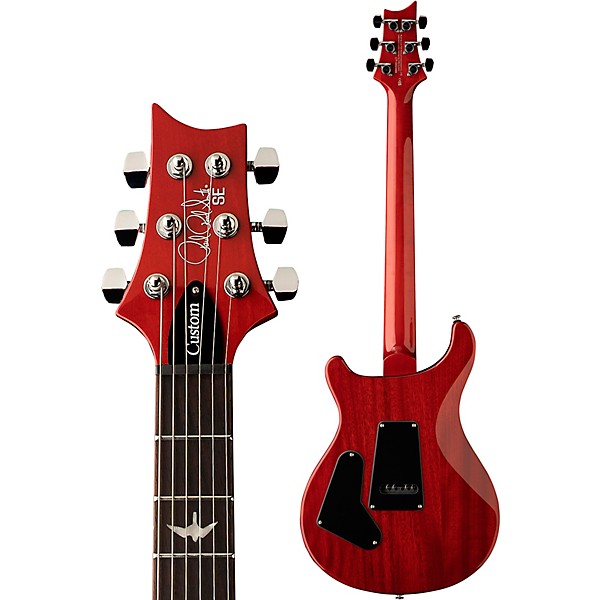 PRS SE Custom 24 Electric Guitar Charcoal Cherry Burst