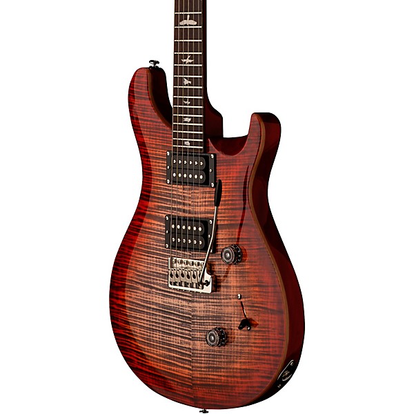 PRS SE Custom 24 Electric Guitar Charcoal Cherry Burst