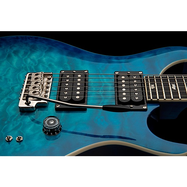 PRS SE Custom 24-08 Quilt Package Electric Guitar Lake Blue