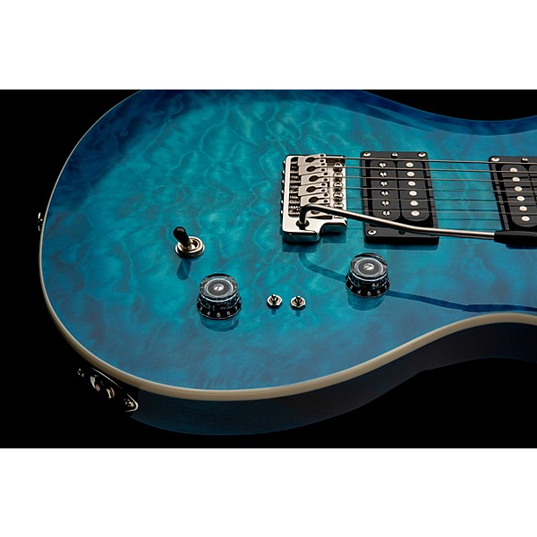 PRS SE Custom 24-08 Quilt Package Electric Guitar Lake Blue