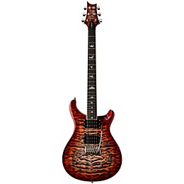 PRS SE Custom 24-08 Quilt Package Electric Guitar Charcoal Cherry Burst