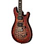 Open Box PRS SE Custom 24-08 Quilt Package Electric Guitar Level 2 Charcoal Cherry Burst 197881209056