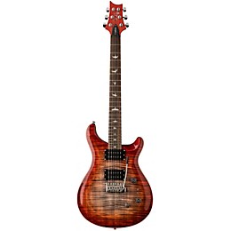 PRS SE Custom 24-08 Electric Guitar Charcoal Cherry Burst