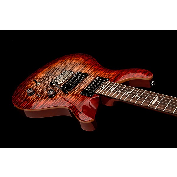 PRS SE Custom 24-08 Electric Guitar Charcoal Cherry Burst