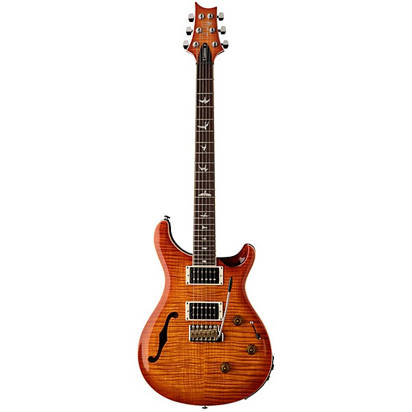 PRS SE Custom 24 Semi-Hollow Piezo Electric Guitar Vintage Sunburst