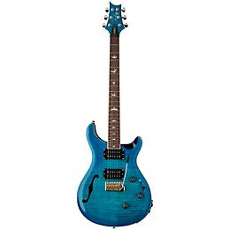 PRS SE Custom 24 Semi-Hollow Piezo Electric Guitar Lake Blue