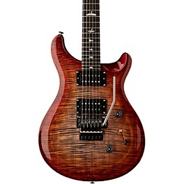 PRS SE Custom 24 Floyd Electric Guitar Charcoal Cherry Burst