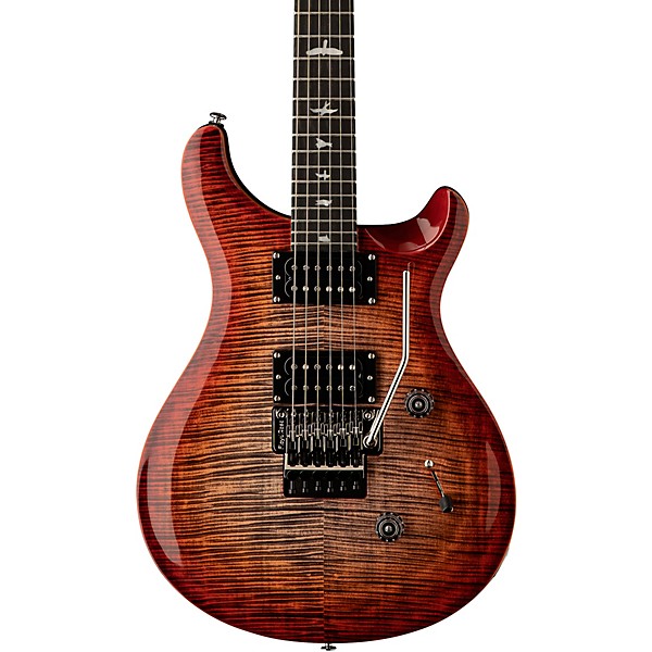 PRS SE Custom 24 Floyd Electric Guitar Charcoal Cherry Burst