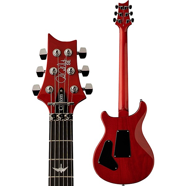 PRS SE Custom 24 Floyd Electric Guitar Charcoal Cherry Burst