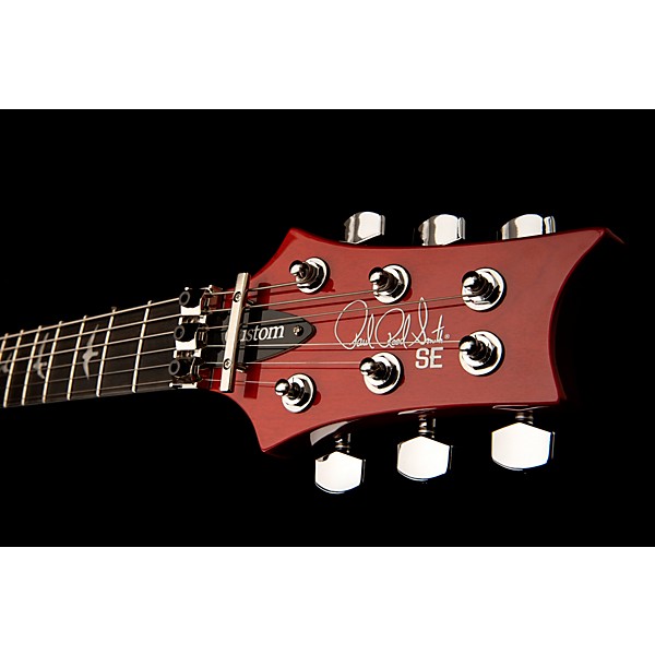 PRS SE Custom 24 Floyd Electric Guitar Charcoal Cherry Burst