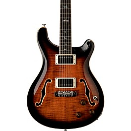 PRS SE Hollowbody II Piezo Electric Guitar Orange Tiger Smokeburst