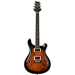 PRS SE Hollowbody II Piezo Electric Guitar Orange Tiger Smokeburst