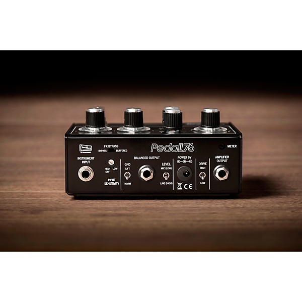 Warm Audio Pedal76 All-Analog Transformer-Balanced FET Compressor Effects Pedal Brushed Carbon