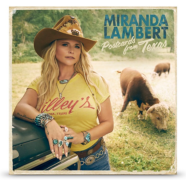 Miranda Lambert - Postcards From Texas (Sea Blue) Double LP