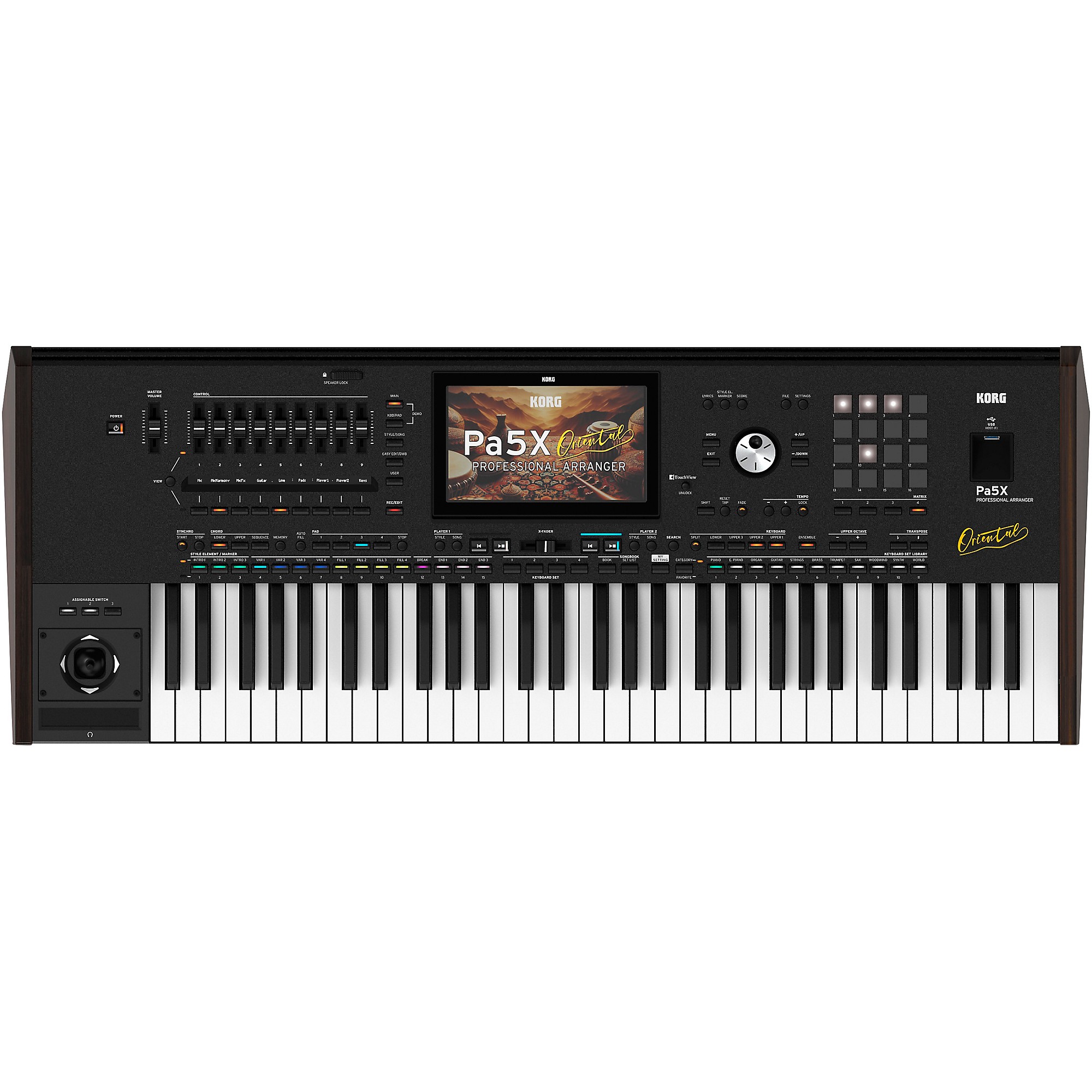 KORG カオシレイター KORG Pa5X Oriental Professional Arranger 61 Key | Guitar Center