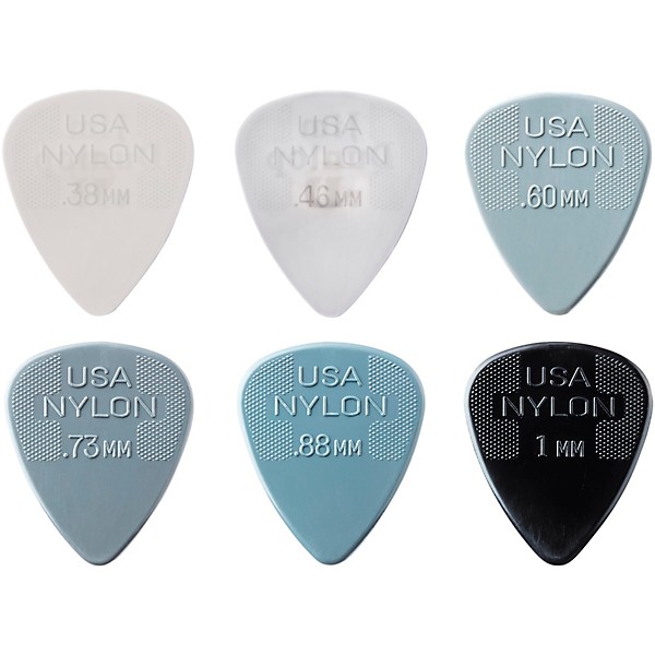 Dunlop Nylon Standard Variety Pick Pack 12 Pack