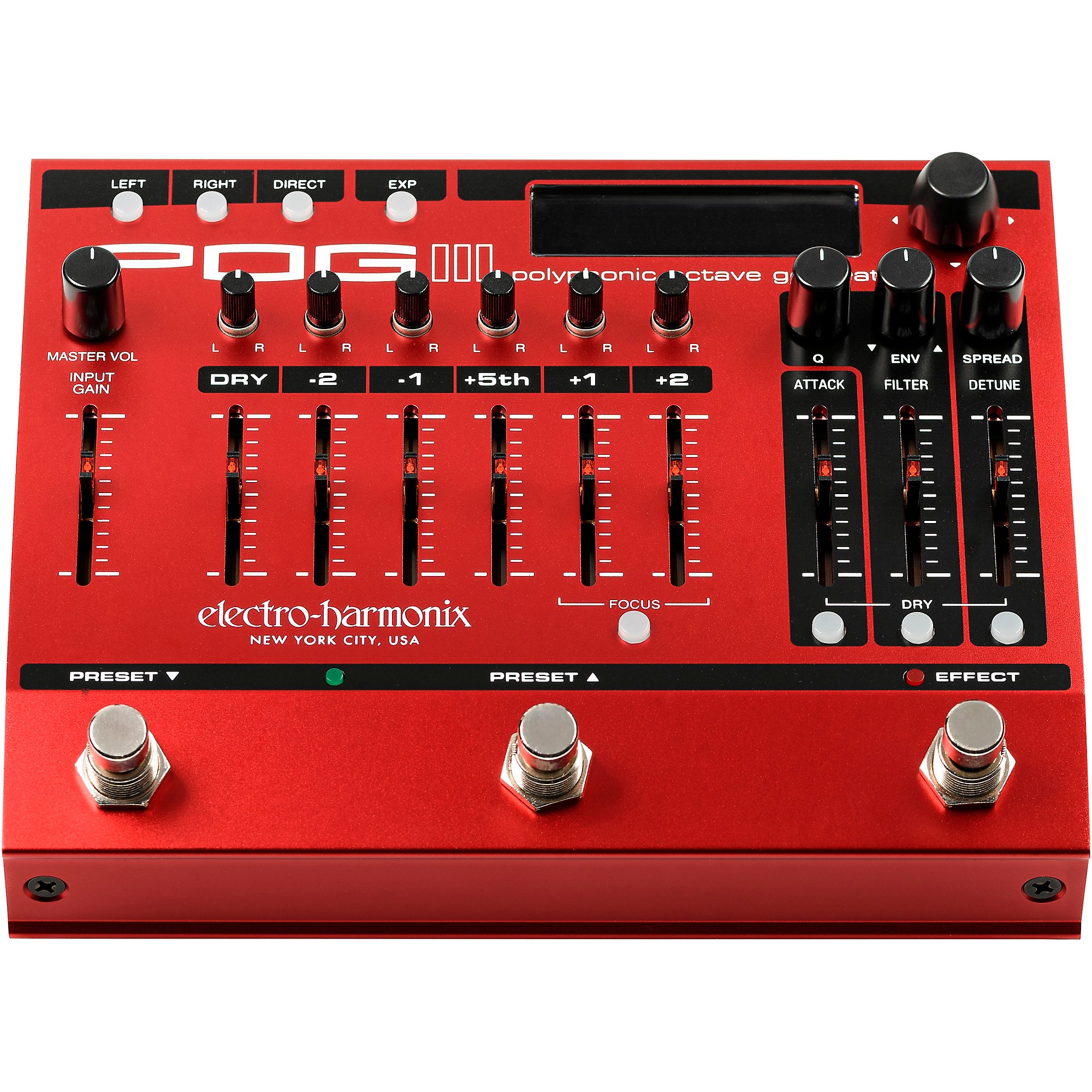 ギター Drop ELECTRO-HARMONIX Electro Harmonix POG3 Polyphonic Octave Generator Effect Pedal