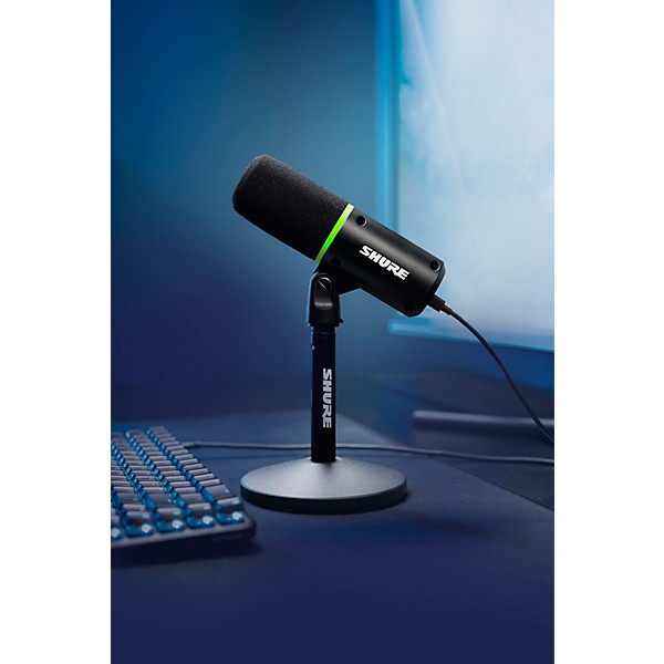 Shure MV6 USB Speech Microphone, Black