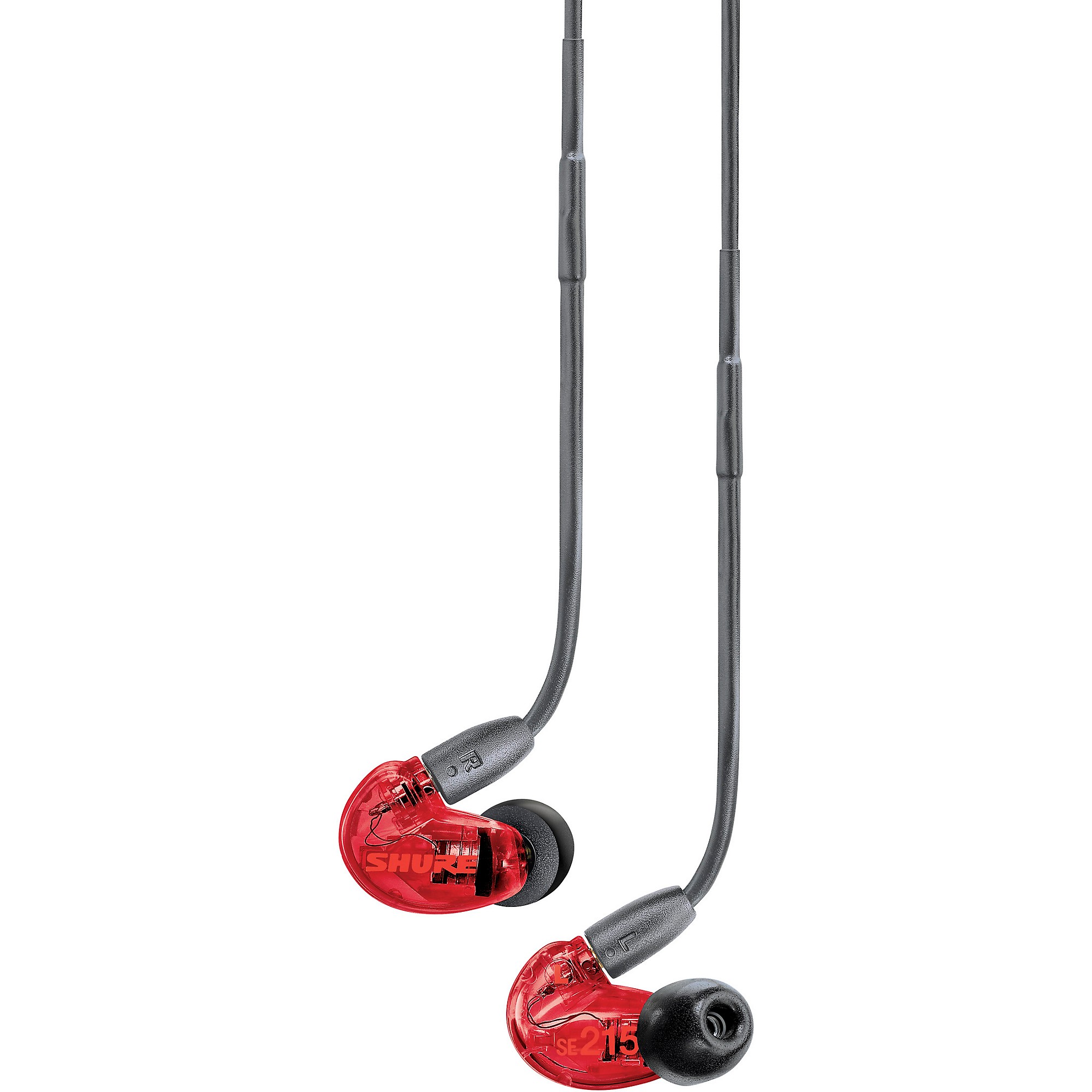 【送料込】 Earphones SE215 Shure Red Center Guitar | イヤホン