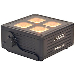 JMAZ Lighting MAD PAR 4IP 6PK of Battery-Powered Uplights with Molded Case