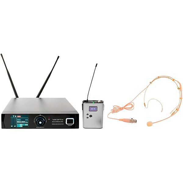 VocoPro Benchmark-BOM: True diversity wireless bodypack system with omnidirectional headset microphone