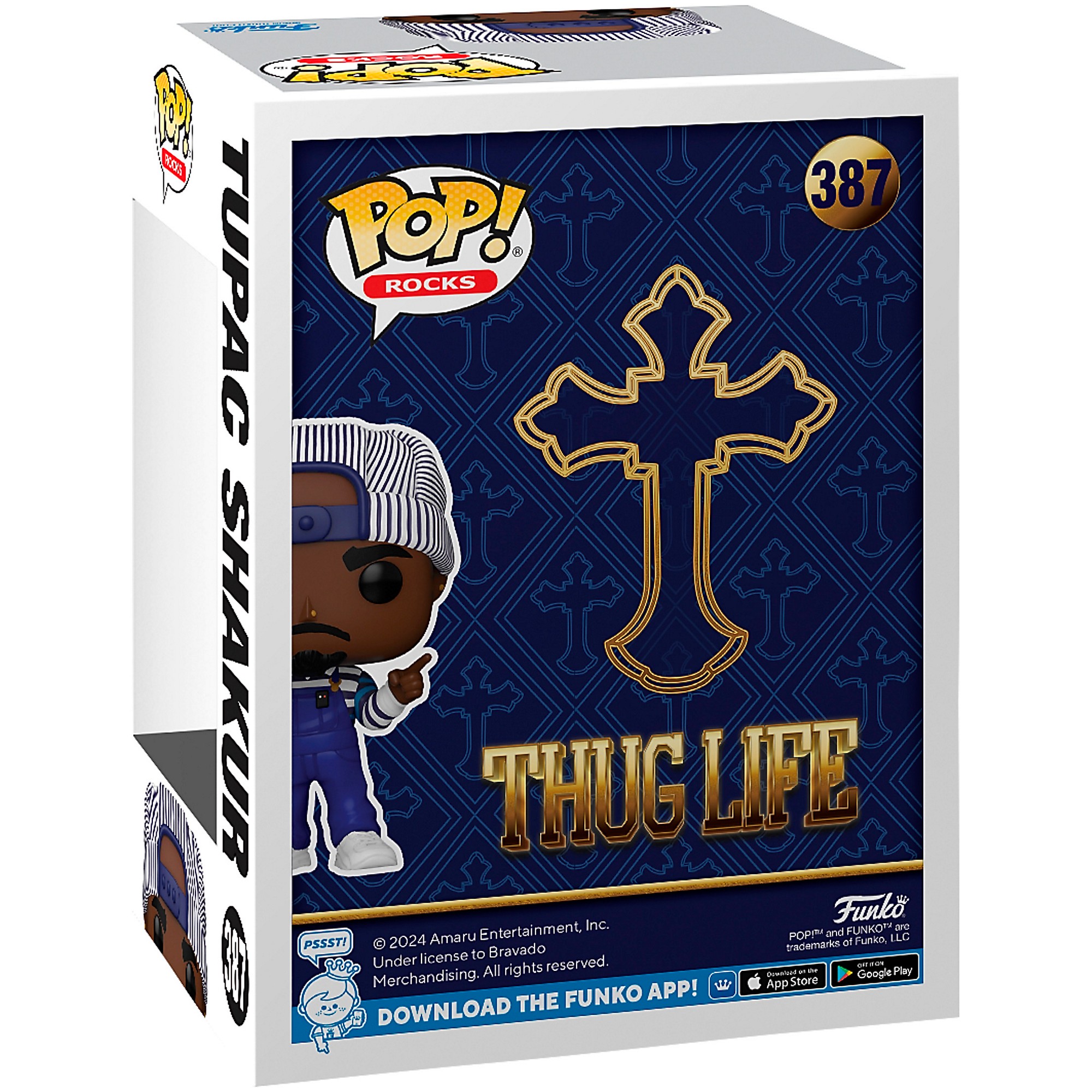 ⭐︎2PAC⭐︎THUG LIFE⭐︎フィギュア Funko POP! Rocks Tupac '90s Thug Life #387 | Guitar Center