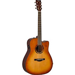 Yamaha TAG3 C TransAcoustic Dreadnought Cutaway Acoustic-Electric Guitar Sand Burst