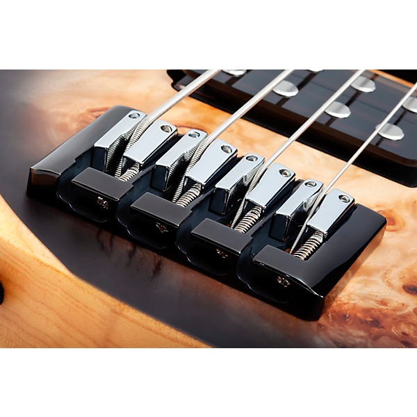Schecter Guitar Research Reaper-4 Electric Bass Guitar Satin Charcoal Burst