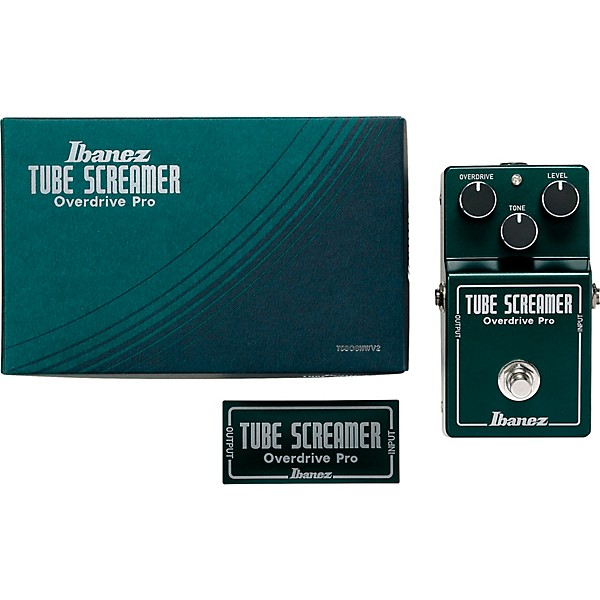 Ibanez TS808HW Hand Wired Tube Screamer Version 2 Overdrive Effects Pedal Sparkle Green