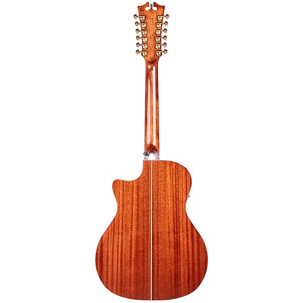 D'Angelico Premier Fulton 12-String Grand Auditorium Acoustic-Electric Guitar Iced Tea Burst