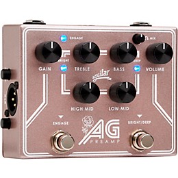 Aguilar AG Preamp for BCAM Bass Effects Pedal Rose Gold