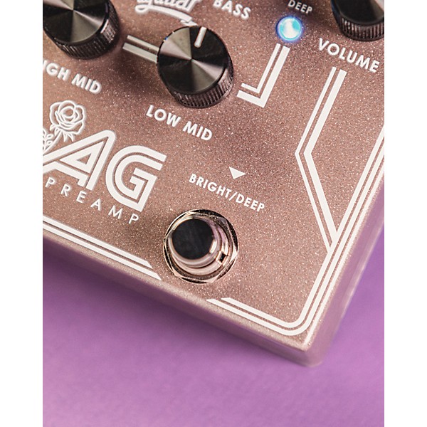 Aguilar AG Preamp for BCAM Bass Effects Pedal Rose Gold